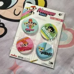 新品 パワーパフガールズ 缶バッジ セット 4個