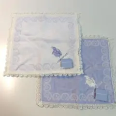 タグ付き未使用 Wedgwood ウェッジウッド レースエッジ タオルハンカチ