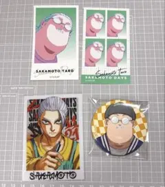 SAKAMOTODAYS 坂本太郎 缶バッジ クリアカード ステッカーまとめ売り