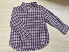 Ralph Lauren チェック柄 長袖シャツ 2T