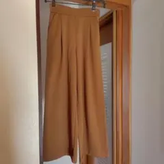 ガウチョパンツ ブラウン　GU