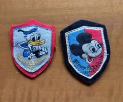 昭和30年代のディズニーのワッペン。レトログッズ。