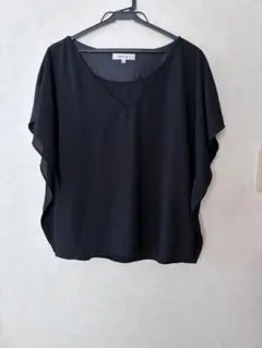 Drawer ドゥロワー☆シルクハーフスリーブブラウス 黒36極美品 - メルカリ