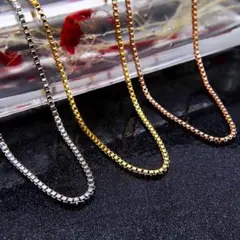 サージカルステンレス◆ベネチアンチェーンネックレス◆