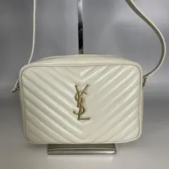 サンローランパリ 極美品 ルー カメラバッグ ショルダーバッグ クリーム YSLのサムネイル