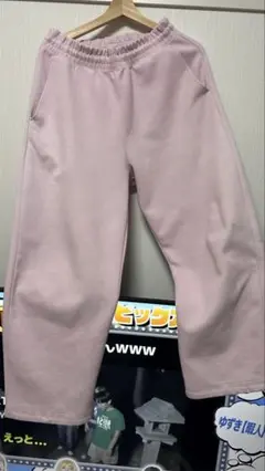 UNIQLO Mサイズ ピンク スウェットパンツ