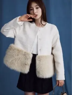 最終値下げ♡celford♡裾ファーコート 2025年最新】celford 裾ファーブルゾンの人気アイテム - メルカリ