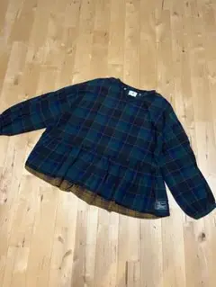 ライムインク チェック トップス