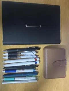 시스템 노트, 6구, 블랙, 기타 펜 등