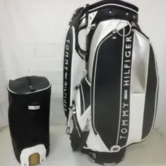 美品 入手困難 トミーヒルフィガー キャディバッグ 9.5型 男女兼用 オシャレ 美品 入手困難 トミーヒルフィガー キャディバッグ 9.5型 男女
