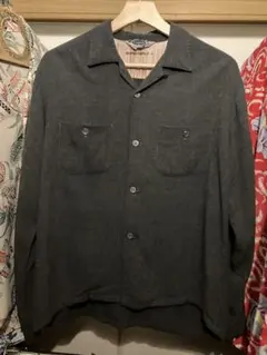 50-60s PILGRIM rayon shirt