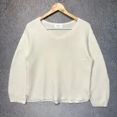 OPAQUE.CLIP Vネック 長袖ニット セーター