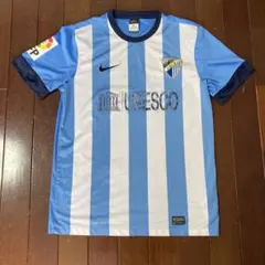 13/14　マラガ　NIKE　リーガエスパニョーラ　半袖サッカーユニフォーム