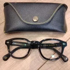 MOSCOT LEMTOSH 46□24-145 ブラック メガネ　レムトッシュ