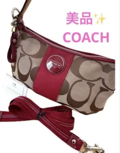 【美品級】COACH 2way ショルダーバッグ F17439 シグネチャー 2026年最新】コーチ F17439の人気アイテム - メルカリ