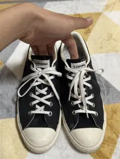 バ*ラ様 CONVERSE ブラック ローカット スニーカー