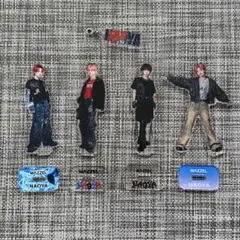 MAZZEL NAOYA ナオヤ　アクリルスタンド　ネームチャーム　セット