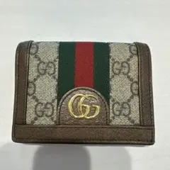 GUCCI オフィディア GGスプリーム 二つ折り財布　数回使用　美品のサムネイル