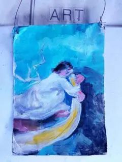 油彩画 三人の女性 抽象画 アート 油彩画 三人の女性 抽象画 アート - メルカリ