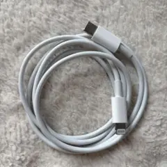 Apple純正　USB-C to Lightningケーブル ホワイト