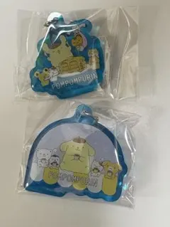 ポムポムプリン　ぼくの一日♪クリアチャーム