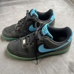 Nike Air Force 1 ブラック/ターコイズ