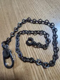 BVLGARI ウォレットチェーン ガンメタルカラー