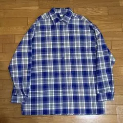 90s USA製 シャドーチェック オーバーサイズ チェックシャツ