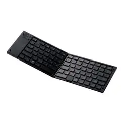 【ポッケに入るコンパクトさ!!】TK-FLP01PBK 折りたたみ キーボード