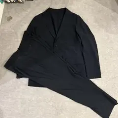 SUIT SQUARE ネイビー セットアップ カジュアルスーツ ウォッシャブル