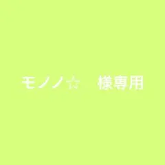 モノノ☆様　専用　2枚セット
