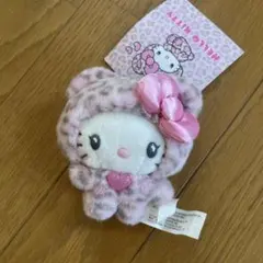 ハローキティ ヒョウ柄キーホルダー