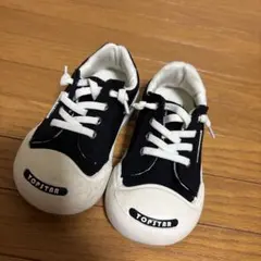 TOPSTAR ブラック/ホワイト スニーカー　14.5-15.0