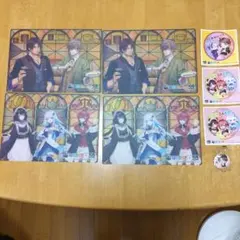 にじさんじ　くら寿司　コラボ　下敷き、シール、缶バッジ