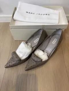 MARC JACOBS パンプス オーストリッチ型押し カーキ　37 1/2のサムネイル