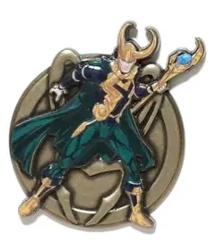 【海外ディズニーパーク限定】　MARVEL　ガーディアンズ　ロキ ピンバッジのサムネイル