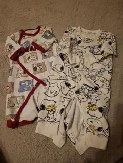 カバーオール 70 スヌーピー Peanuts ベビー