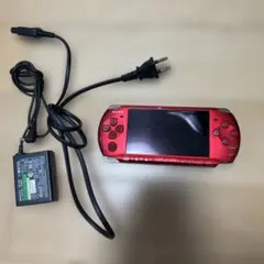 き*し様 SONY PSP-3000 レッド 本体 ACアダプタ付き