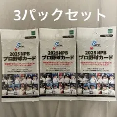 【未開封】EPOCH NPB 2025 プロ野球カード3パック