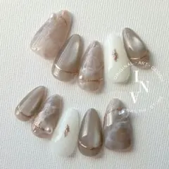 ♥春 人気 トレンド 淡色 上品 ブライダル うる艶 ニュアンス ネイルチップ