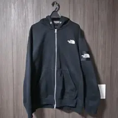 THE NORTH FACE メンズ スクエアロゴフルジップパーカー