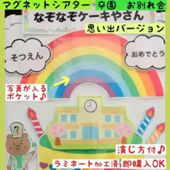 マグネットシアター卒園•お別れ会『なぞなぞケーキやさん　思い出バージョン』保育