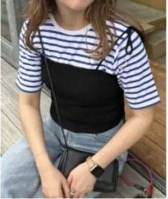 ディスコート 【SET ITEM】ビスチェ×Tシャツ