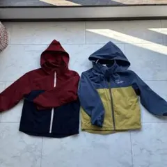 SKAPE 春秋アウター　お揃い　 双子　130センチ　ジャンパー　2枚セット