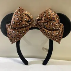 ディズニー レオパード柄カチューシャ ミニー
