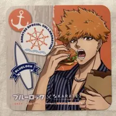 ブルーロック　カラオケの鉄人　國神練介　コースター　コラボ　ブルロ