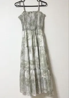 キャミワンピース オリーブグリーン