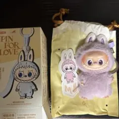 【M】POPMART ラブブ PIN FOR LOVE イニシャルラブブ