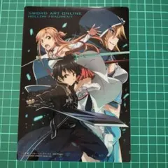 ソードアートオンライン クリア シート ×1 キリト アスナ フィリア
