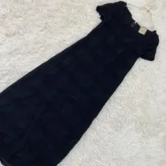 Sybilla ワンピース ブラック 40 ナチュラル シンプル お出かけ 上品